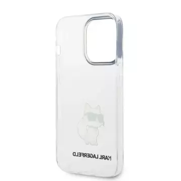 Etui Karl Lagerfeld KLHCP14XHNCHTCT für iPhone 14 Pro Max 6,7" Hardcase Ikonik Choupette transparent