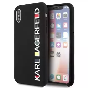 Etui Karl Lagerfeld KLHCPXBHWHBK für Apple iPhone X/XS Hardcase Glossy Bauhaus