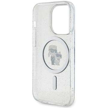 Etui Karl Lagerfeld KLHMP15LHGKCNOT für iPhone 15 Pro 6,1" transparentes Hardcase Karl