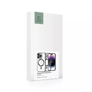 Etui MagShine MagSafe für Apple iPhone 15 Pro Max Schwarz