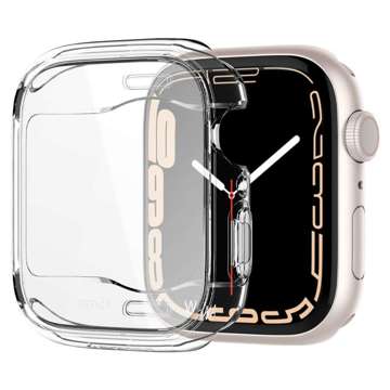 Etui Nakładka Fall Spigen Ultra Hybrid für Apple Watch 7 45mm Crystal Clear