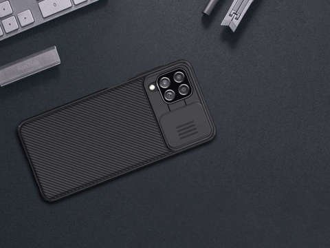 Etui Nillkin CamShield Hülle für Samsung Galaxy A22 / M22 4G/LTE Schwarz