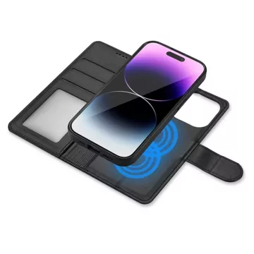 Etui Portemonnaie Wallet MagSafe für Apple iPhone 15 Pro Schwarz