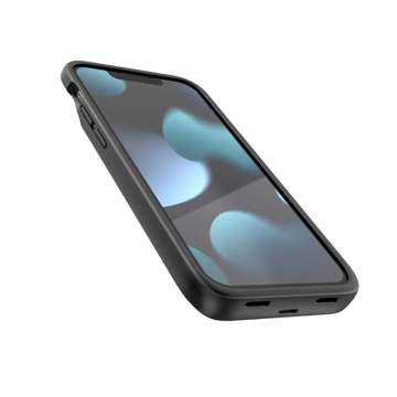 Etui Powerbank PowerCase 4700mAh für Apple iPhone 12 Mini / 13 Mini Schwarz