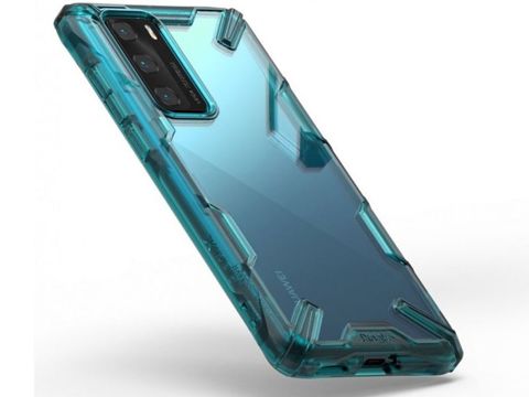 Etui Ringke Fusion X für Huawei P40 Türkisgrün