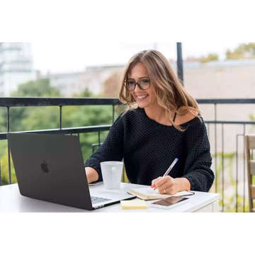 Etui Smartshell für Macbook Air 13 2018-2020 Mattschwarz