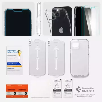 Etui Spigen Crystal Pack für Apple iPhone 14 Crystal Clear