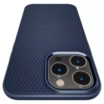 Etui Spigen Liquid Air für Apple iPhone 14 Pro Max Marineblau