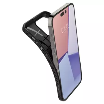 Etui Spigen Liquid Air für Apple iPhone 14 Pro Max Mattschwarz