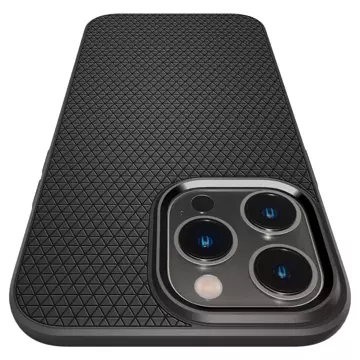 Etui Spigen Liquid Air für Apple iPhone 14 Pro Max Mattschwarz