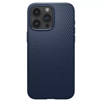 Etui Spigen Liquid Air für Apple iPhone 15 Pro Marineblau