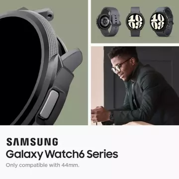 Etui Spigen Liquid Air für Samsung Galaxy Watch 6 (44 mm) mattschwarz