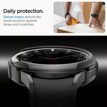 Etui Spigen Liquid Air für Samsung Galaxy Watch 6 Classic (43 mm) mattschwarz