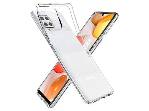 Etui Spigen Liquid Crystal für Samsung Galaxy A42 5G Crystal Clear