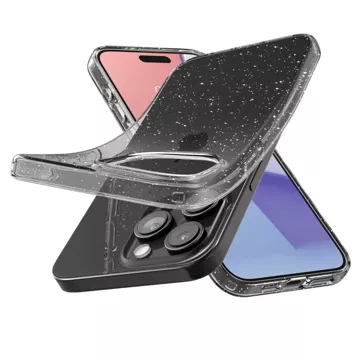 Etui Spigen Liquid Crystal für iPhone 15 Pro Glitzerkristall