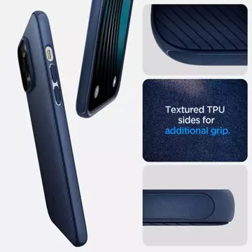 Etui Spigen Mag Armor für Apple iPhone 14 Pro Max Marineblau