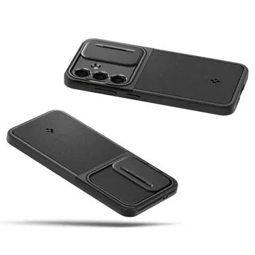 Etui Spigen Optik Armor für Samsung Galaxy S24 Schwarz