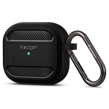 Etui Spigen Rugged Armor für Apple AirPods 3 Mattschwarz