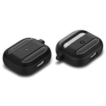 Etui Spigen Rugged Armor für Apple AirPods 3 Mattschwarz