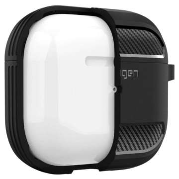 Etui Spigen Rugged Armor für Apple AirPods 3 Mattschwarz