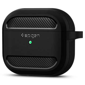 Etui Spigen Rugged Armor für Apple AirPods 3 Mattschwarz