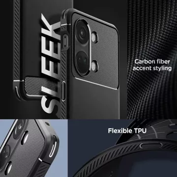 Etui Spigen Rugged Armor für OnePlus Nord 3 5G Mattschwarz