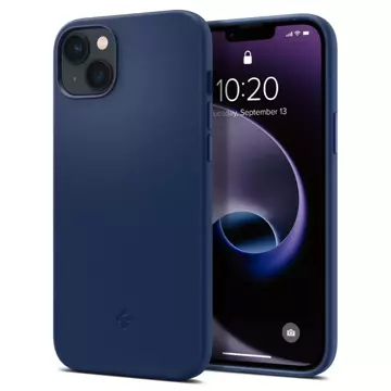 Etui Spigen Silicone Fit Mag MagSafe für Apple iPhone 14 Plus Marineblau