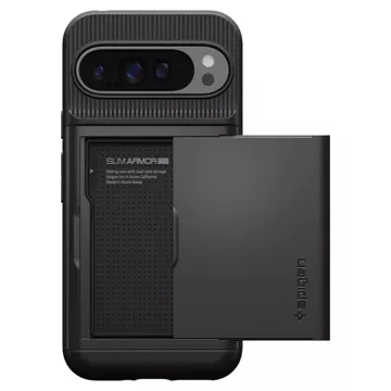 Etui Spigen Slim Armor CS für Google Pixel 9 Pro XL Schwarz