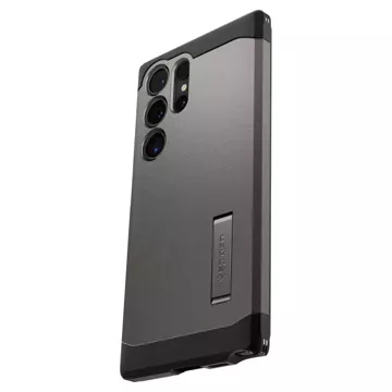 Etui Spigen Tough Armor für das Samsung Galaxy S24 Ultra Gunmetal