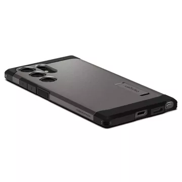 Etui Spigen Tough Armor für das Samsung Galaxy S24 Ultra Gunmetal