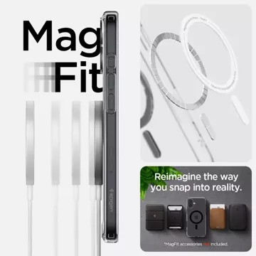 Etui Spigen Ultra Hybrid Mag MagSafe für Apple iPhone 16 Schwarz