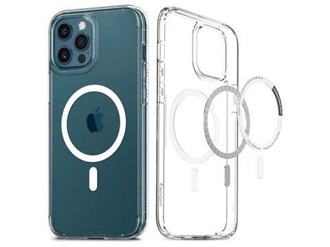 Etui Spigen Ultra Hybrid Mag für Apple iPhone 12 Pro Max Weiß