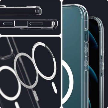 Etui Spigen Ultra Hybrid Mag für Apple iPhone 12 Pro Max Weiß