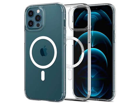 Etui Spigen Ultra Hybrid Mag für Apple iPhone 12 Pro Max Weiß