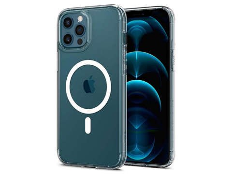 Etui Spigen Ultra Hybrid Mag für Apple iPhone 12 Pro Max Weiß