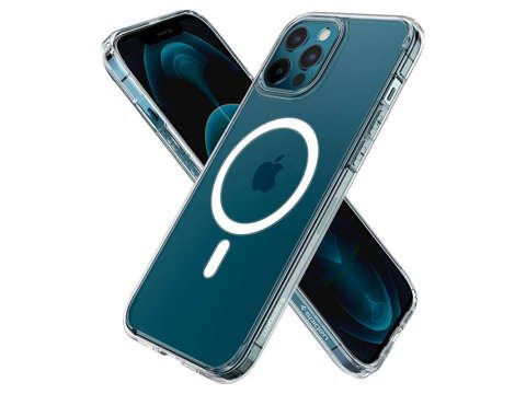 Etui Spigen Ultra Hybrid Mag für Apple iPhone 12 Pro Max Weiß