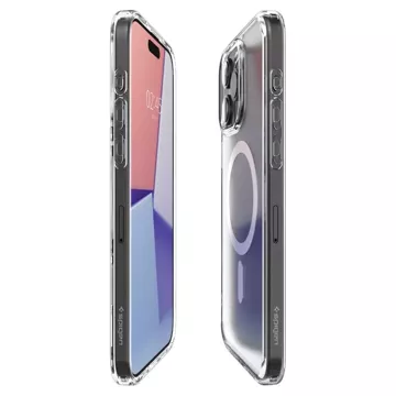 Etui Spigen Ultra Hybrid Mag für MagSafe für iPhone 15 Pro Frost Clear