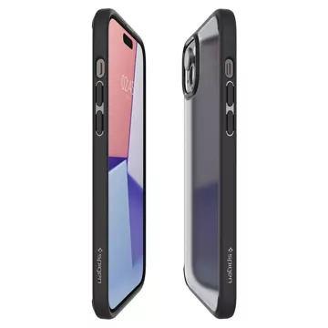 Etui Spigen Ultra Hybrid, frost black für das iPhone 15 Plus