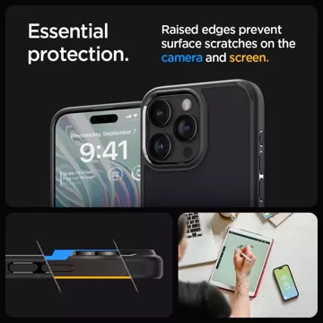 Etui Spigen Ultra Hybrid für Apple iPhone 15 Pro Frost Black