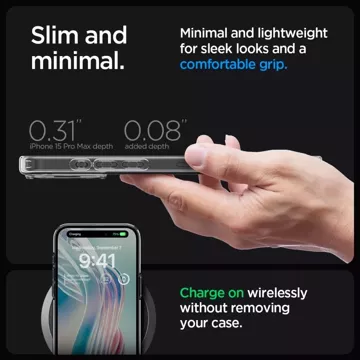 Etui Spigen Ultra Hybrid für Apple iPhone 15 Pro Max Space Crystal