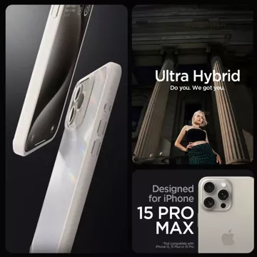 Etui Spigen Ultra Hybrid für Apple iPhone 15 Pro Naturtitan