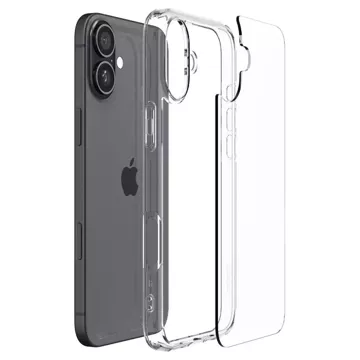 Etui Spigen Ultra Hybrid für Apple iPhone 16 Crystal Clear