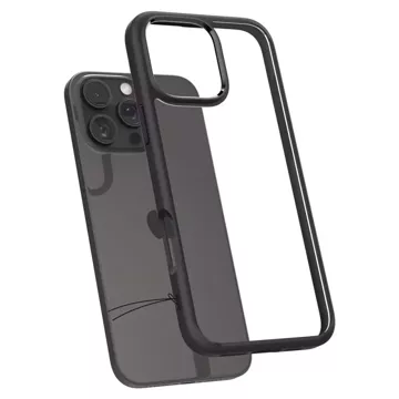 Etui Spigen Ultra Hybrid für Apple iPhone 16 Pro Mattschwarz