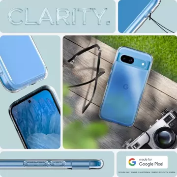 Etui Spigen Ultra Hybrid für Google Pixel 8A Crystal Clear