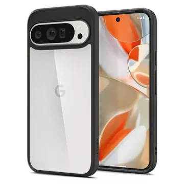 Etui Spigen Ultra Hybrid für Google Pixel 9 Pro XL Mattschwarz