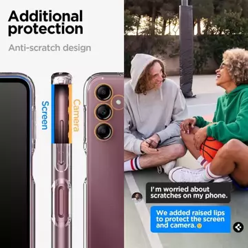 Etui Spigen Ultra Hybrid für Samsung Galaxy A14 5G Crystal Clear