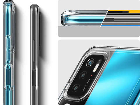 Etui Spigen Ultra Hybrid für Xiaomi Poco M3 Pro/ Redmi Note 10 5G Crystal Clear