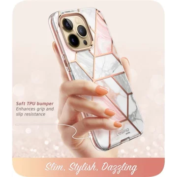 Etui Supcase Cosmo für Apple iPhone 14 Pro Max Marmor