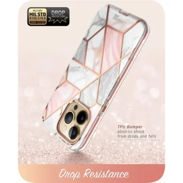 Etui Supcase Cosmo für Apple iPhone 14 Pro Max Marmor