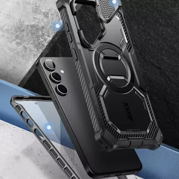 Etui Supcase IBLSN ArmorBox Mag Safe für Samsung Galaxy S24 Schwarz